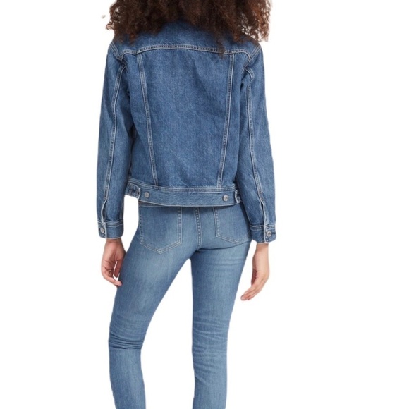 Everlane The Denim Jacket Blue Button Down Classic Jean Jacket Size XS - Picture 2 of 10